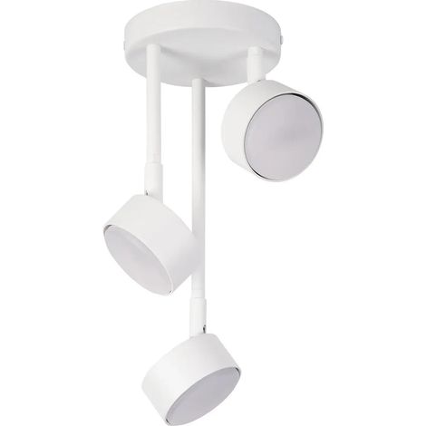 [GEBRAUCHT] B-Ware Sigma Plafond Deckenleuchte Lampe Led Weiß Gx53 Stahl 3 Lichtpunkte Ip20 40982