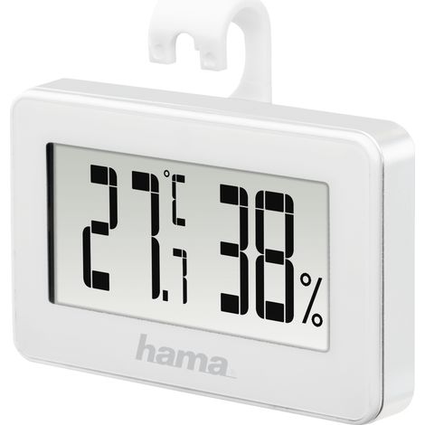 HAMA MINI THERMO/HYGROM TRE BLANCO 00186363 (1/5)