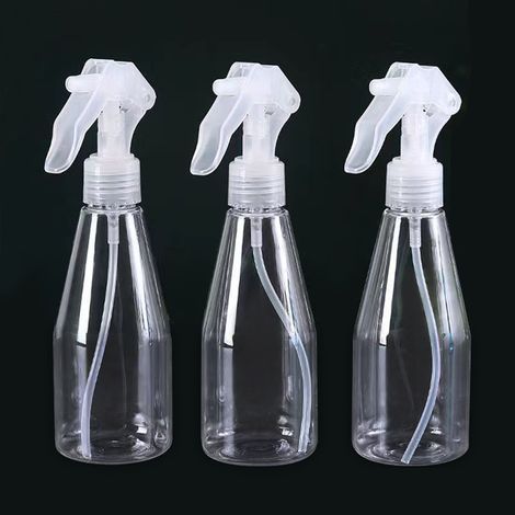 3 Pcs Garten Spray Flasche 200ml Transparent Sprayer für Gartenarbeit Reinigung Friseur
