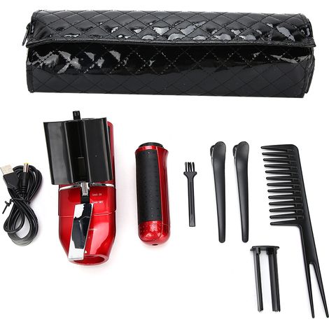 Automatischer USB-Haartrimmer – Effektives Haarstyling-Werkzeug (Rot) (1/5)