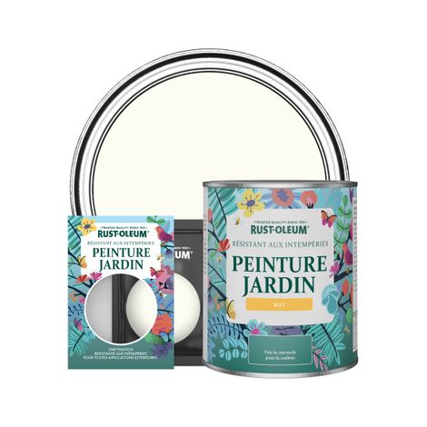 Peinture Jardin, Finition Mat - Blanc Antique (1/3)