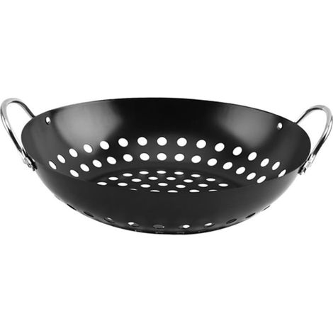 Panier à Légumes Antiadhésif en Acier au Carbone Panier à Griller (1/5)
