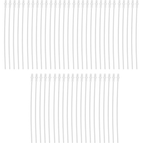 50 pièces Tubes d'Insémination Artificielle Transparents 10 pouces Jetables pour Chiens et Moutons (1/5)