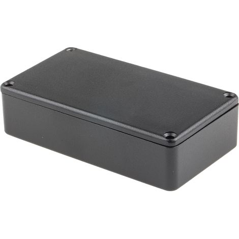 Boîtier, Blindé, Noir, en Fonte d'aluminium, Dimensions 114.5 x 63.6 x 30.3mm (1/3)
