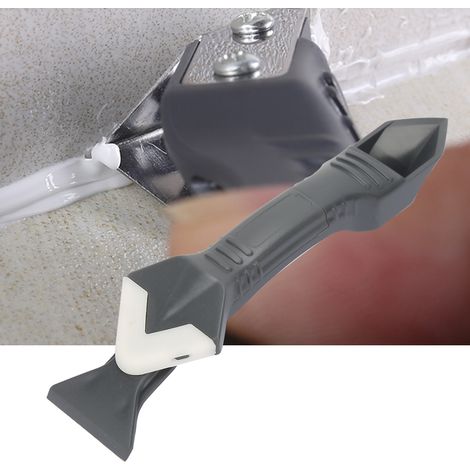Coffret de 18 pièces outils de calfeutrage silicone enleveur de mastic pelle racloir verre ciment (1/5)