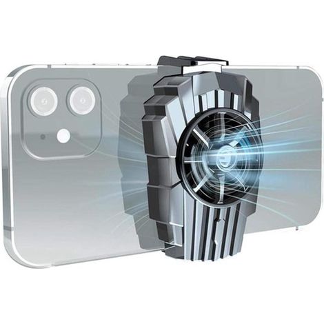 Handy-Kühler, RGB-Halbleiter-Handy-Lüfter, geeignet für Gaming, Live-Streaming und Filme schauen, tragbare und leichte Handy-Kühlventilatoren