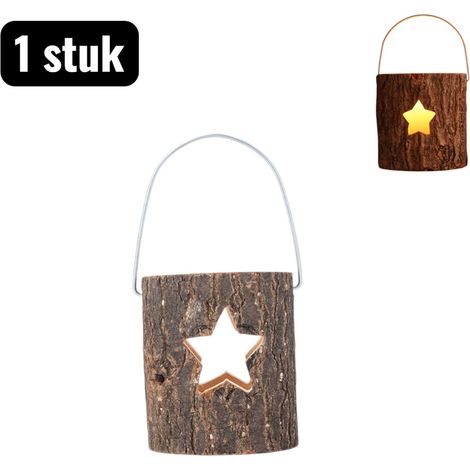 Bougeoir en bois pour bougie chauffe-plat avec motif de Noël, décoration de table festive et chaleureuse, éclairage d'ambiance, forme cœur, 1 pièce (1/5)