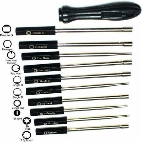 Kit d'outils de réglage de carburateur pour Petit Moteur Stihl Husqvarna Poulan Jonsered McCulloch MTD Homelite Echo Makita Dolmar Honda Solo Oleo-Mac Efco Zama Walbro THISNDE- (1/3)