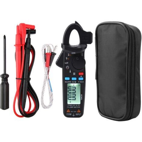 Rubberskin Pince ampèremétrique ACM91 1mA Courant alternatif/continu Pince ampèremétrique True RMS 6000 Compteurs Mètre Basse Impédance Testeur (1/5)