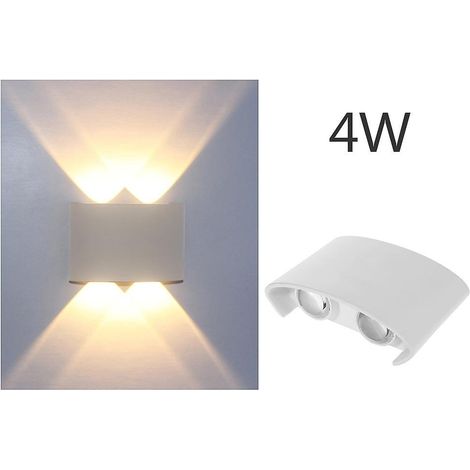 Appliques murales LED modernes (AC85-265V) pour montage vers le haut ou vers le bas, éclairage intérieur pour chambres et balcons