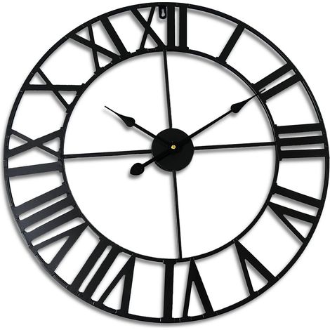 Wanduhr romische ziffern 60 cm durchmesser