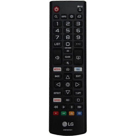 Nouvelle télécommande de remplacement AKB75675311 pour téléviseur LG 4K Smart LCD 55UJ670V et 49UJ670V