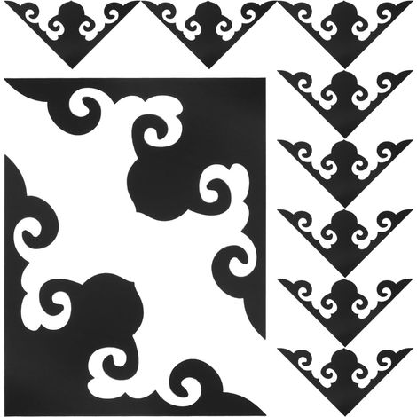 Lot De 12 Autocollants Miroir 3D Adhésifs Pour Décoration Murale Salon Et Coins Stickers Muraux Acryliques Faciles À Installer Élégance Et Profondeur Pour Maison (1/4)