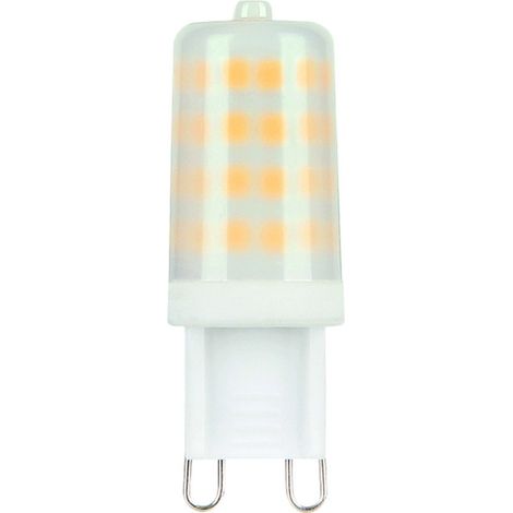 Alcapower Lampada LED Bispina G9 4W 350lm 3000K Bianco Caldo 230V, Efficienza Energetica Classe F, Design Compatto per Illuminazione Interna Durevole