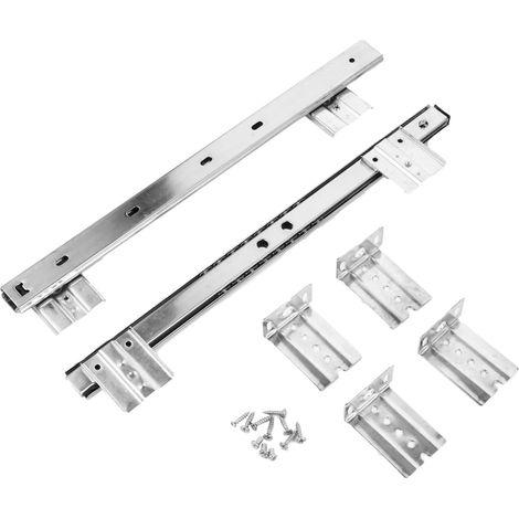 paire de glissières pour tiroir à plateau coulissant bureau (1/5)