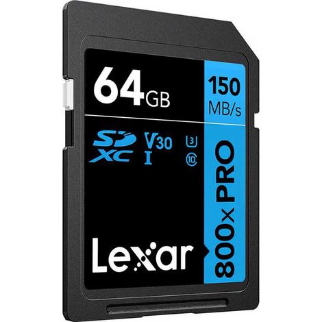 Lexar SDHC 800x Pro 32GB 150MB/s C10 V10 U1