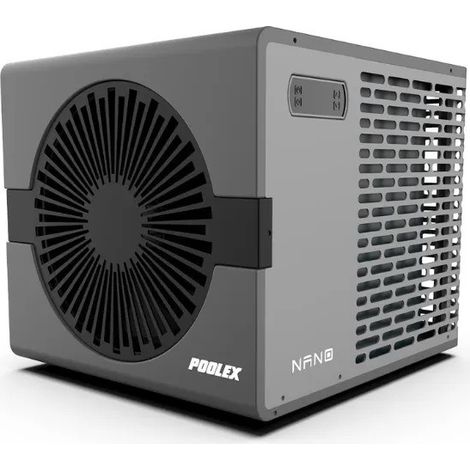 [JAMAIS UTILISE] Pompe à Chaleur Piscine 5kW POOLEX Nano Monophasé Réversible 54x45x44cm On/Off Gris - PC-NANO-B5 (1/5)