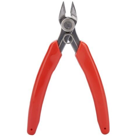 Mini Pince Diagonale électronique, Pince Coupante Latérale pour Câble, Outil de Coupe de Fil pour Divers Câbles, Modèles de Poignée L S (Grand 8,3 pouces de long et 7,9 pouces de (1/4)