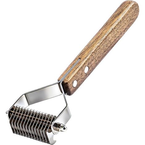 Dog and Cat Brush for Long Hair, Undercoat Grooming Comb, Undercoat Rake, Removes Knots, Carpets and Tangled Hair (7cm) (1/5)