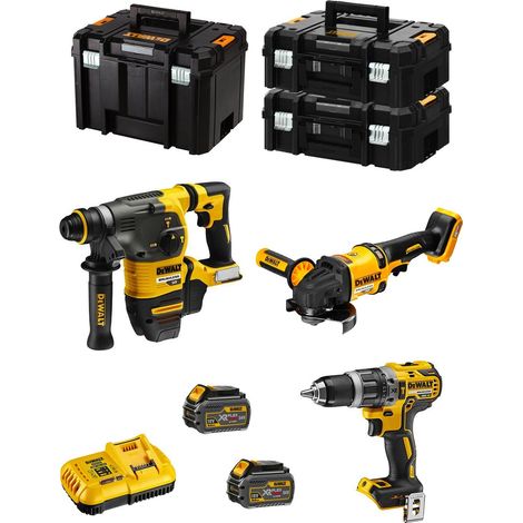 DeWALT Kit FVK381T2-QW 54V/18V (DCH333 + DCD796 + DCG418 + 2 x 6,0 Ah + DCB118 + 2 x TSTAK II + TSTAK VI) (1/5)