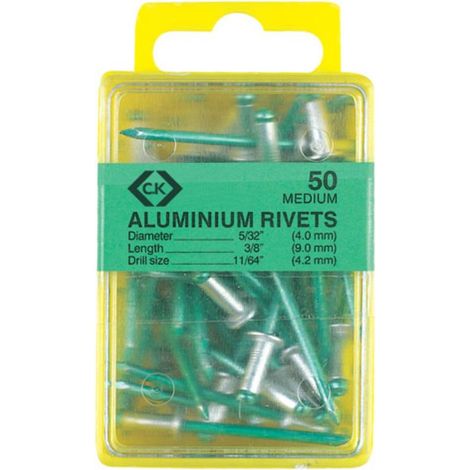 Remache c.k t3819a 508 aluminio 4 mm x 6 mm
