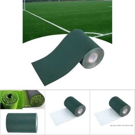 Ruban adhésif pour tapis de pelouse, 150mm x 10m, ruban adhésif pour couture de gazon artificiel (vert) - (1/4)