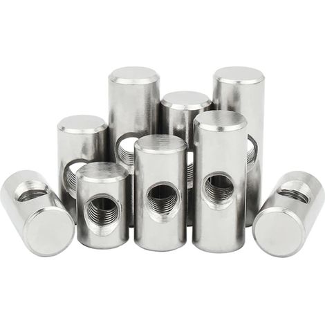 Goupille cylindrique en acier inoxydable 304 M4 M5 M6, écrou de (1/5)