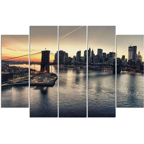 Tableau le pont de brooklyn à new york - 150 x 100 cm