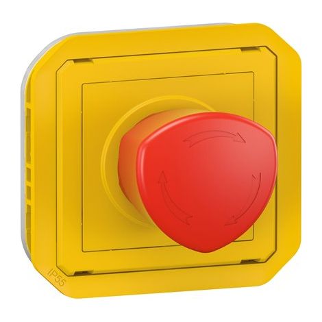 Legrand Plexo Pulsador de emergencia Amarillo Estanco IP55 (1/3)