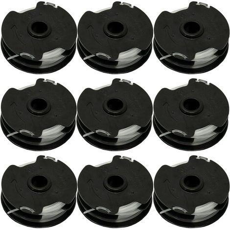 Lot de 9 bobines de rechange pour débroussailleuse sans fil Parkside PRTA 20 Li C3 IAN351753 (1/5)