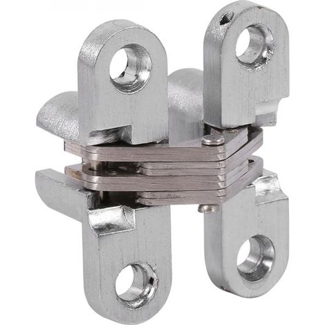 1 charnière invisible en alliage de zinc pour porte pliante (43,7 mm) (1/5)