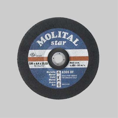 Disco da sbavo per ferro ø 115x6,0 mm MOLITAL (1/2)
