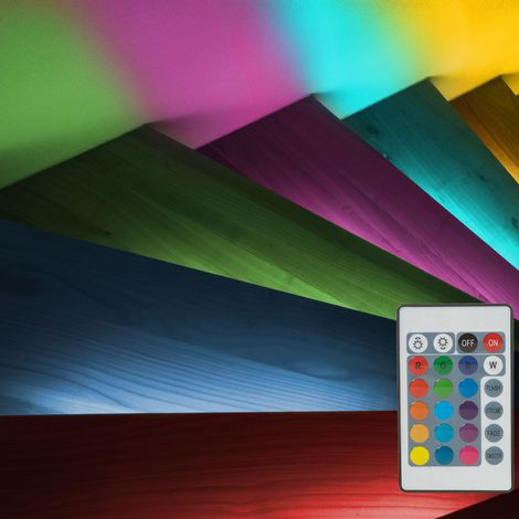 RGBW LED Strip Télécommande Bande lumineuse RGB Changement de couleur LED Bande 2m dimmable, raccourcissable, 12W 220Lm, L 200 cm (1/5)