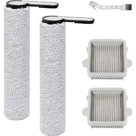 Rouleau Brosse Et Filtre Hepa - Compatible Roborock F25 Serie - Nettoyage Sol Tapis - Lot De 4 Pieces (1/5)