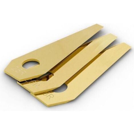 18pcs Lames de Rechange pour Bosch Titane Accessoires pour Tondeuses Robot+ 18Pcs Vis, Lame de Recha Femeo (1/4)