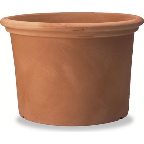 Vaso Campana Liscia in resina 70 cm. Anticato