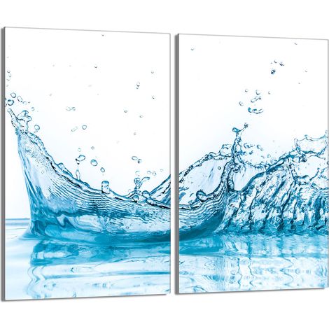 Placa protectora de vidrio para estufa 2x30x52 Agua (1/5)