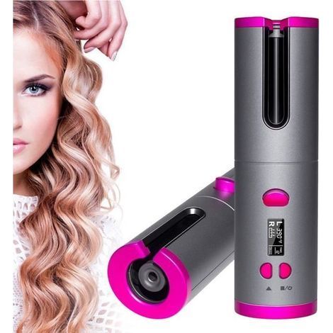 Automatischer Lockenstab, Multifunktions-Lockenstab, professioneller wiederaufladbarer Lockenstab, kabelloser USB-Haarstyling-Stab, Haarspange (1/4)