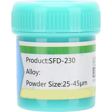 Niedrigtemperatur-Lötpaste für Mobiltelefone, SFD-230, bleifrei und umweltfreundlich.
