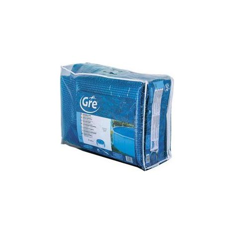 Bâche à bulles pour piscine acier Gre - Ronde de 6,35m (pour piscine de 6,40m) (1/5)