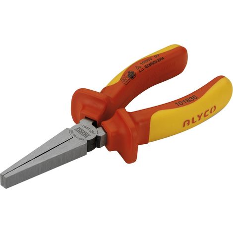 ALICATE BOCA PLANA AISLADO 160 MM