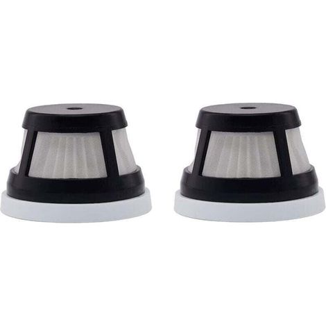 Basics Filtre de rechange pour aspirateur à main, XU, Compatible avec l'élément filtrant AeroSlim 29869,Noir, Lot de 2 - KZQ (1/4)