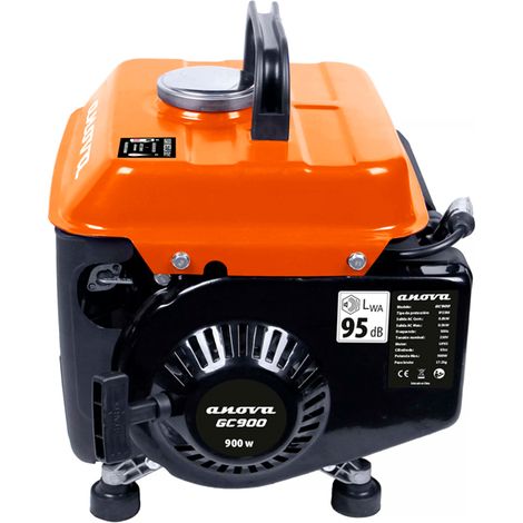 Groupe électrogène thermique - Moteur 2 temps 63cc - Autonomie 3h/réservoir - Réservoir 4,2L - 11,5kg - GC900 ANOVA