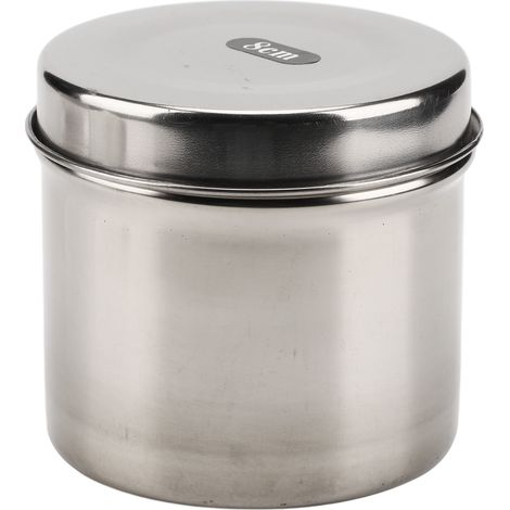 Boîte de rangement en acier inoxydable pour instruments dentaires, organisateur de tiroir pour cosmétiques, coffret de stockage compact 8 cm, étui de bureau multifonction. (1/5)