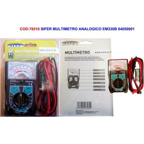 Multimetro analogico SIFER EM330B 64050001