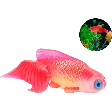 Décoration d'aquarium en silicone, poisson artificiel très réaliste, faux poisson betta flottant (1/4)