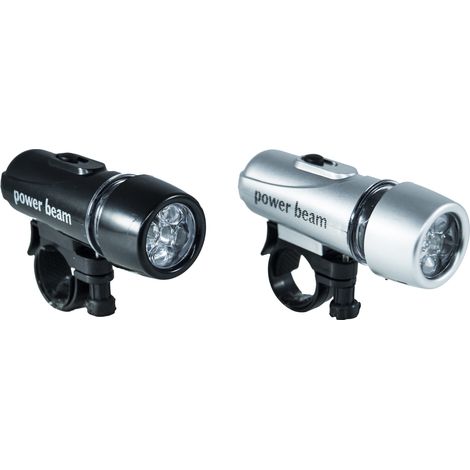 LUCI LED BICI LAMPADA  BICICLETTA 5 LED FANALINO SICUREZZA JY-585