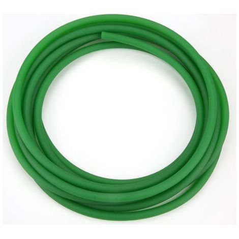 Courroie ronde en polyuréthane PU à surface rugueuse verte pour transmission (8 mm x 5 m) (1/5)