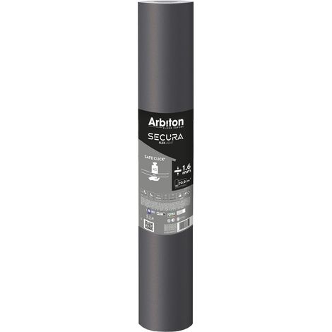 Arbiton Dämmunterlage Secura FlexLight - 20 m2, 1,6mm, Trittschalldämmung 19 dB, Druckfestigkeit 60 kPa