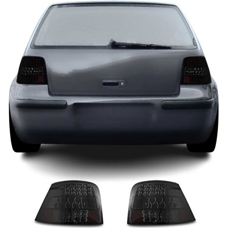 Feux arrière à LED pour Volkswagen Golf 4 1997-2003 smoke foncé 2 pieces